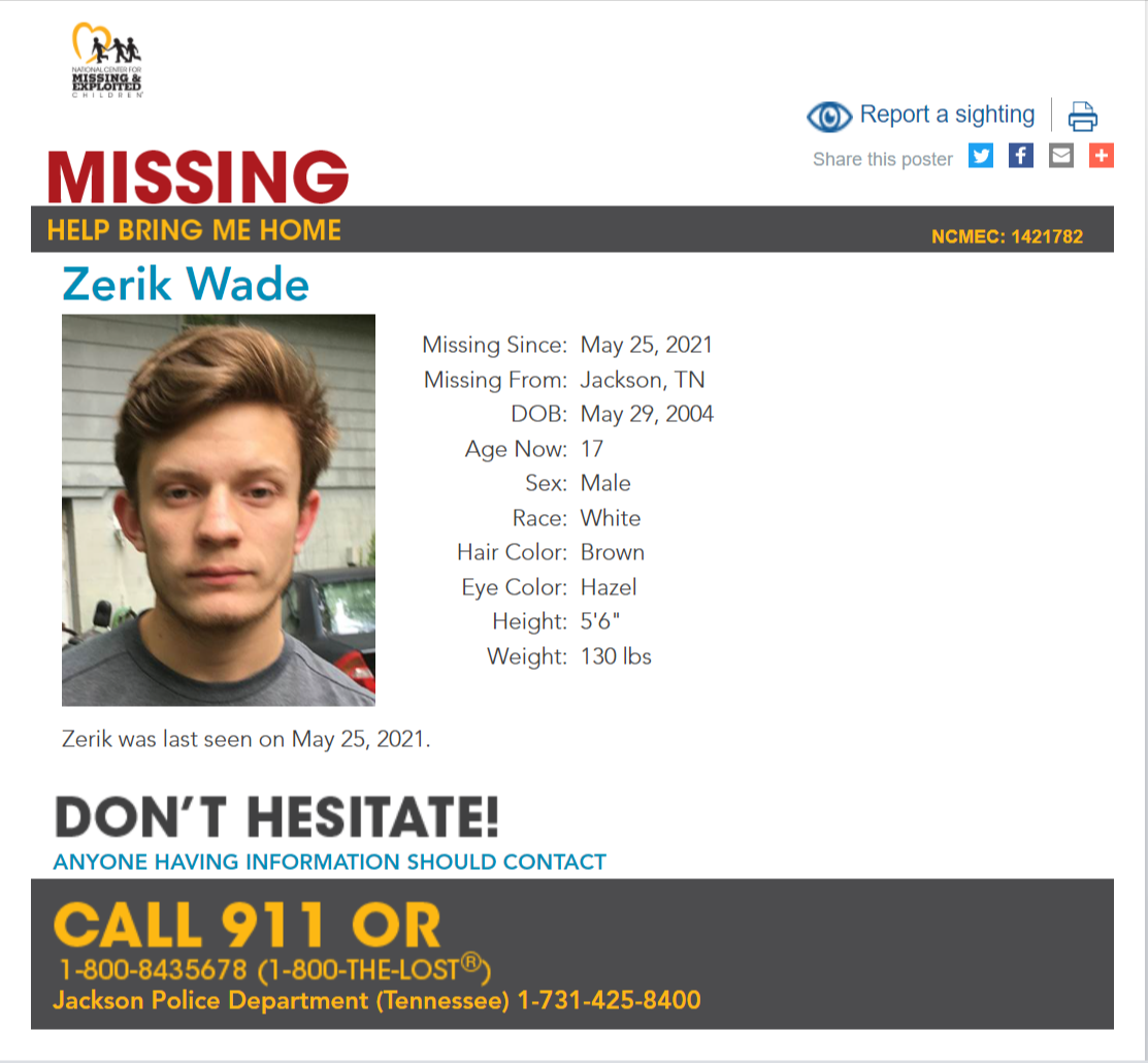 Zerik Wade NCMC1421782c1 2021-05-25 Jackson TN