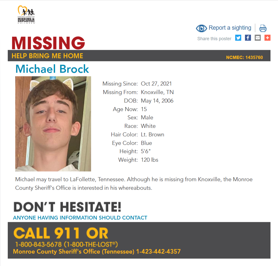 Michael Brock NCMC1435760c1 2021-10-27 - Knoxville TN - East TN