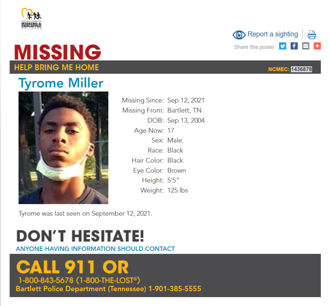 Tyrome Miller NCMC1436878c1 2021-09-12 - Bartlett TN - West TN