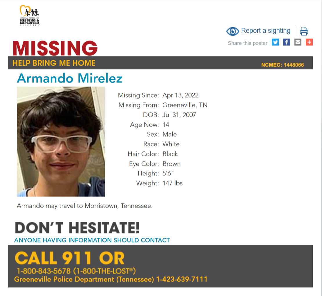 Armando Mirelez NCMC1448066c1 2022-04-13 - Greeneville TN - East TN
