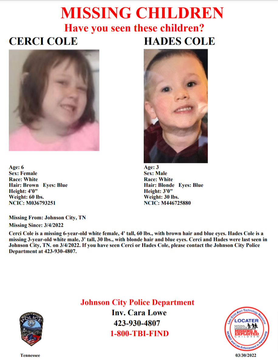 Cole Siblings - TBI poster - 2022-03-04 - Johnson City TN - East TN