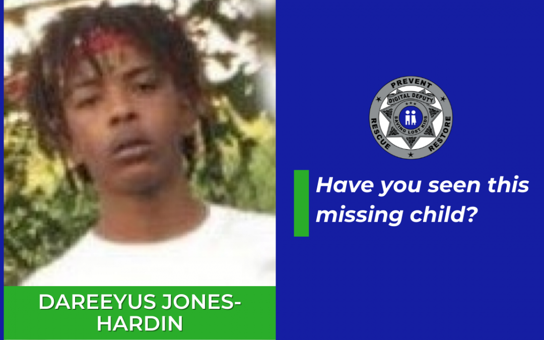 Have You Seen This Missing Child from Winchester, TN? Dareeyus Jones-Hardin?