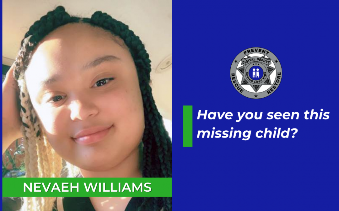 Have You Seen This Missing Child from Covington, TN? Nevaeh Williams?