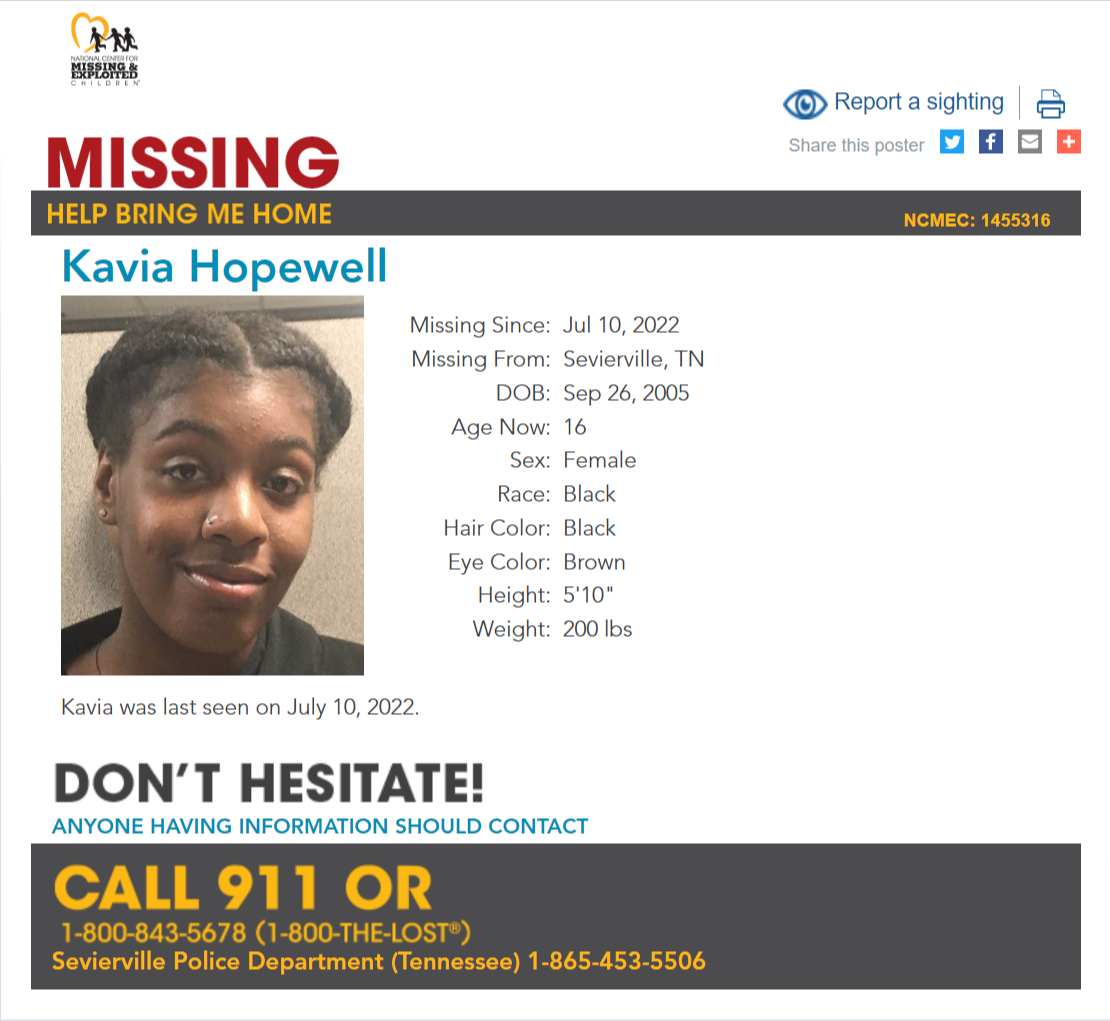 Kavia Hopewell NCMC1455316c1 2022-07-10 - Sevierville TN - East TN