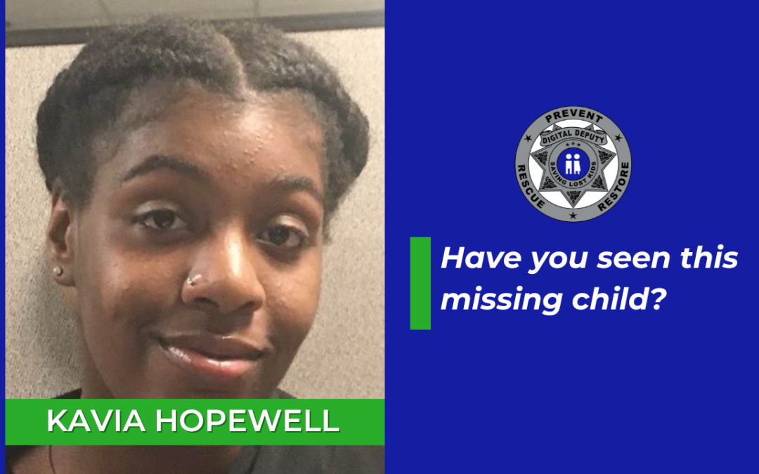 Have You Seen This Missing Child from Sevierville, TN? Kavia Hopewell?