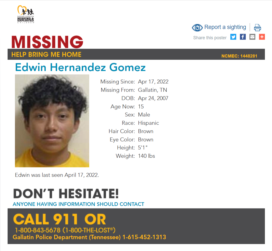 Edwin Hernandez Gomez NCMC1448281c1 2022-04-17 - Gallatin TN - Middle TN