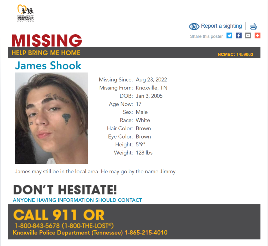 James Shook NCMC1459063c1 2022-08-23 - Knoxville TN - East TN