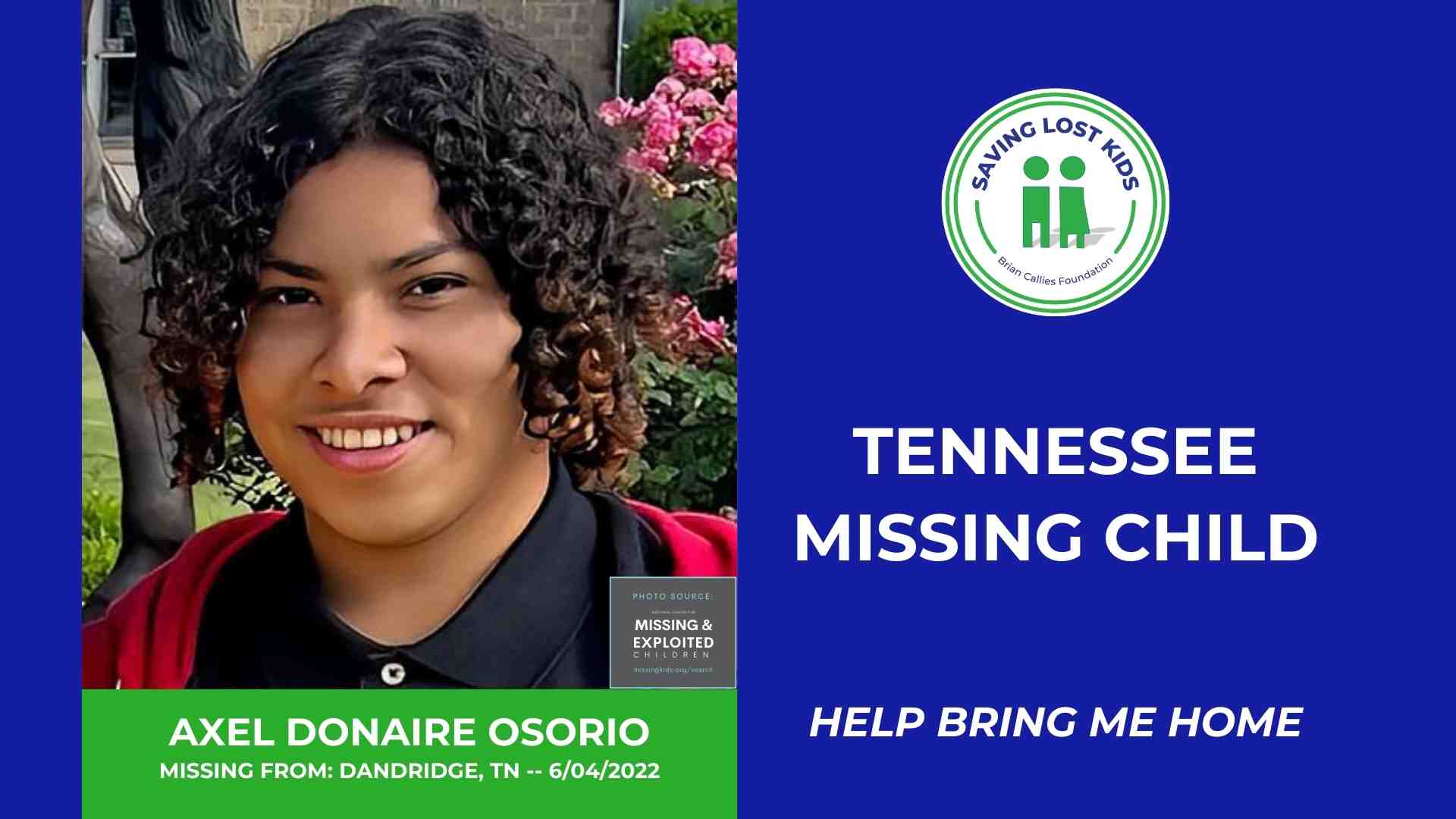 AXEL DONAIRE OSORIO - 17O MISSING DANDRIDGE, TN BOY - EAST TN hdr