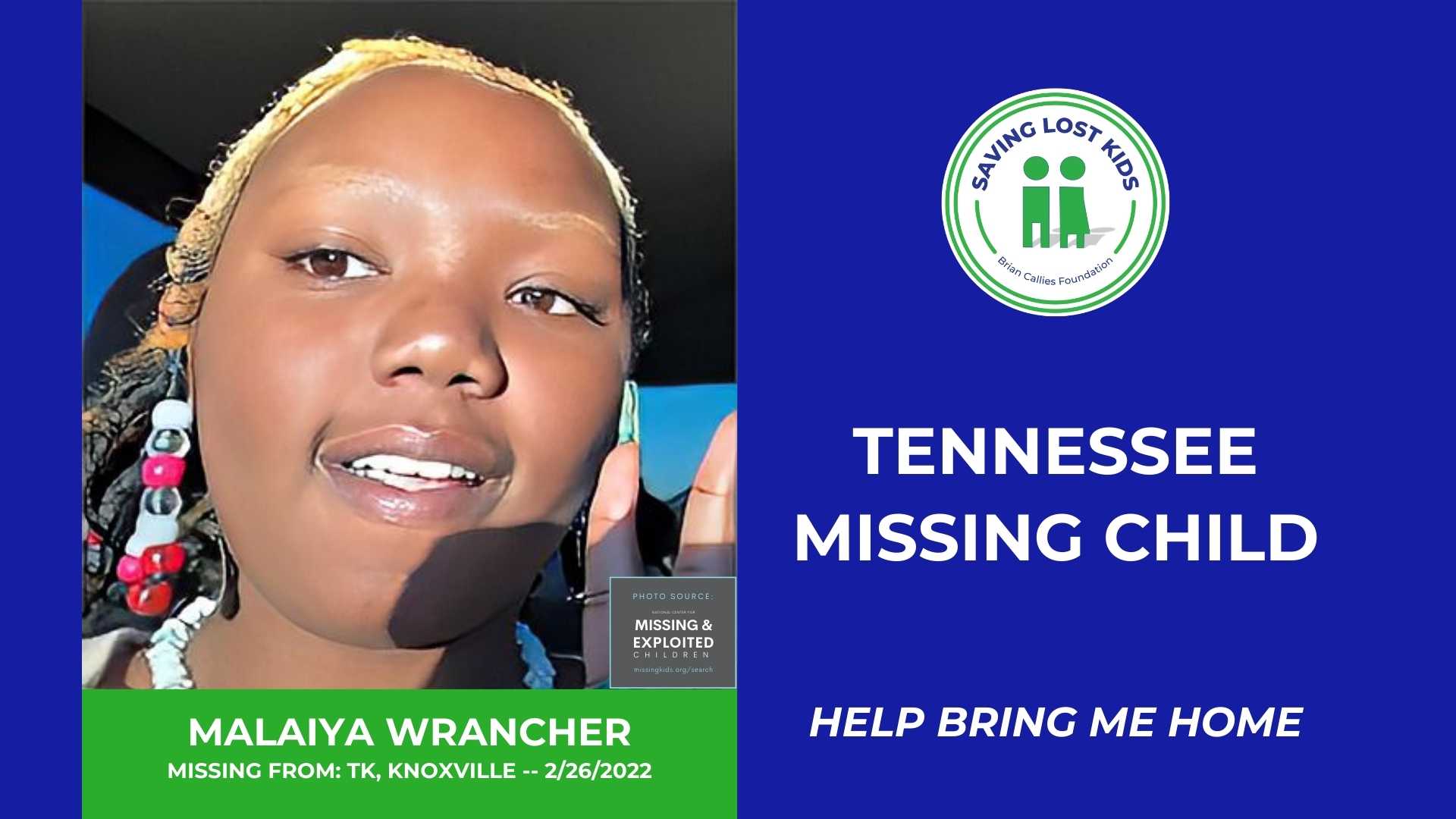 MALAIYA WRANCHER - 17YO MISSING KNOXVILLE, TN GIRL - EAST TN hdr