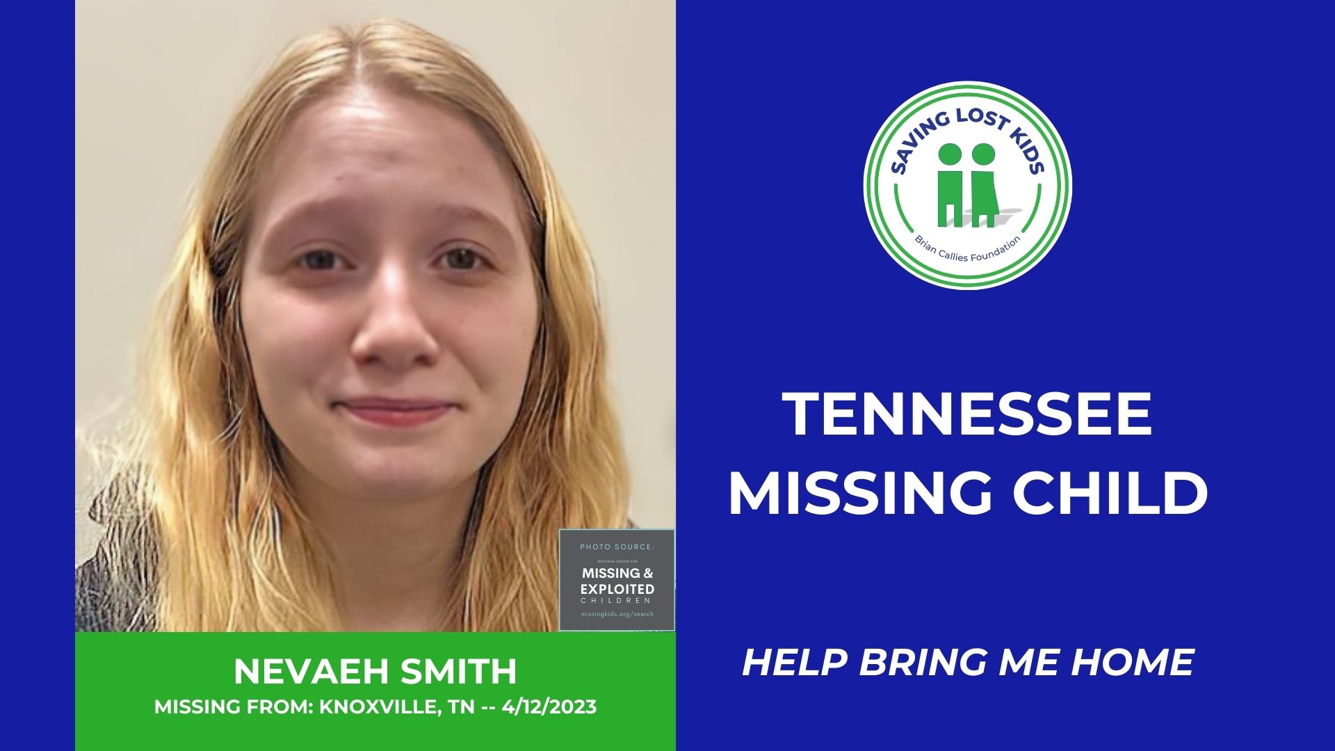 Nevaeh Smith NET POST - 2023-04-12 - Knoxville TN