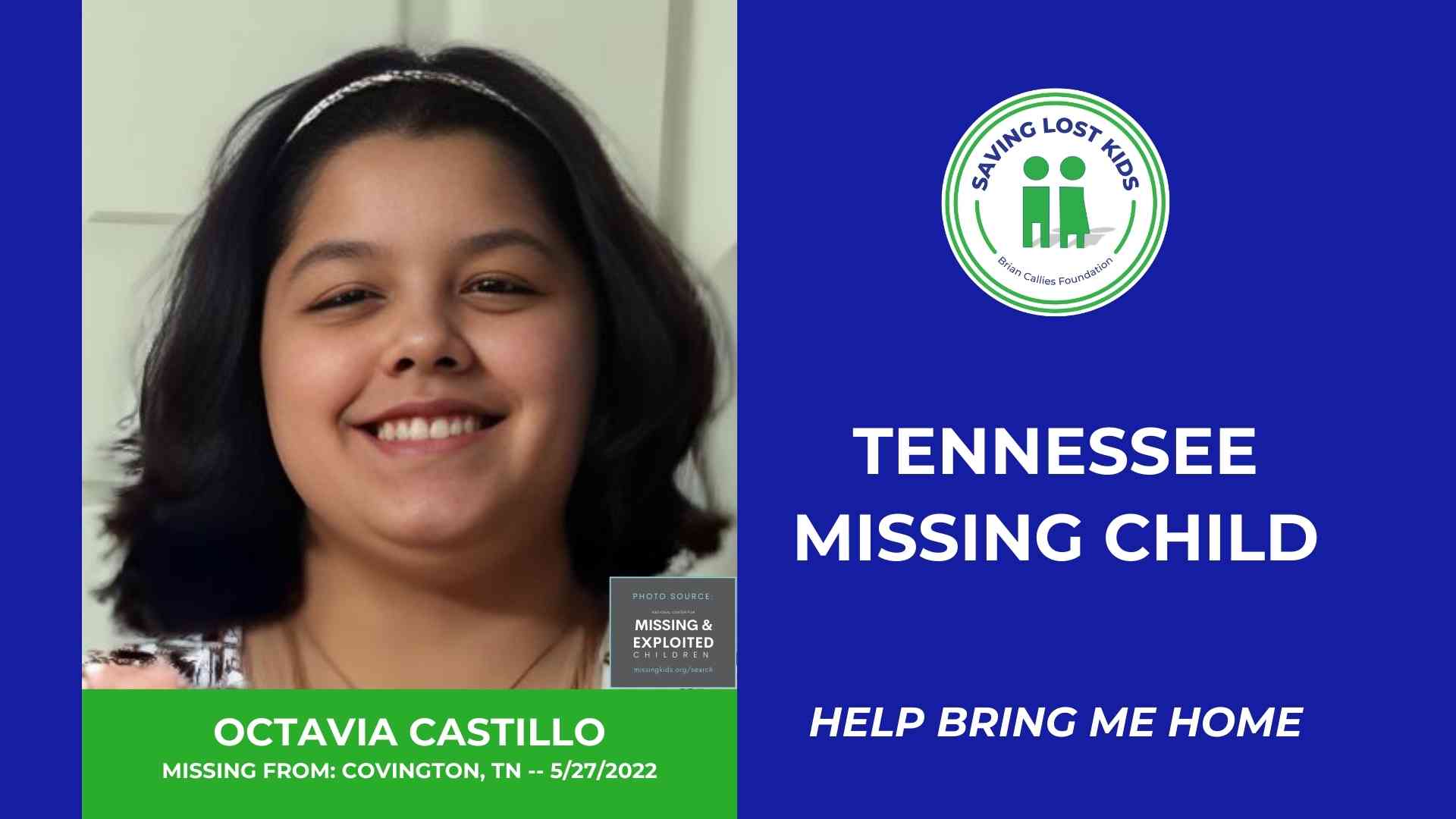 OCTAVIA CASTILLO - 16Y0 MISSING TIPTON COUNTY TN MISSING GIRL - WEST TN hdr