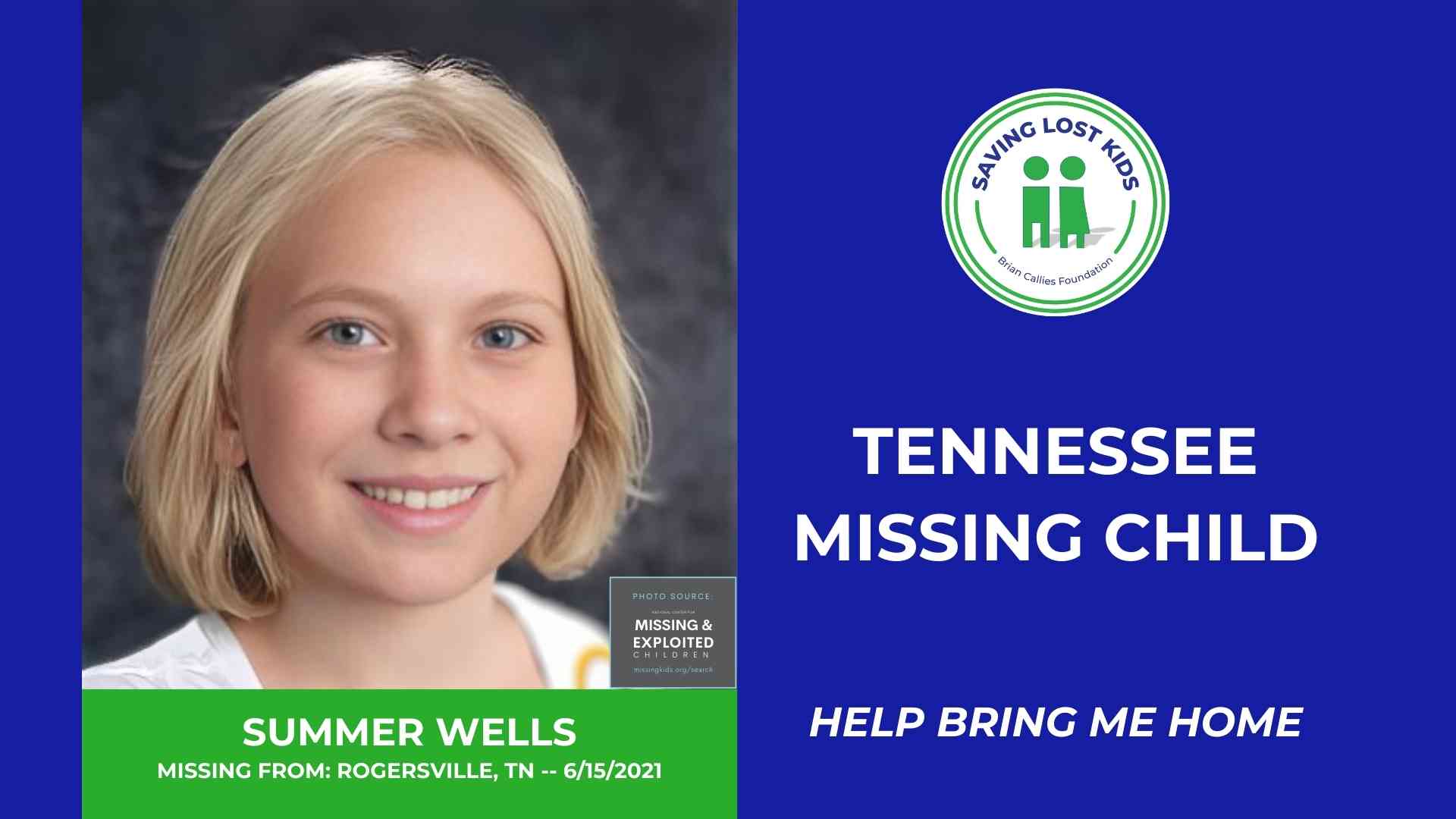 SUMMER WELLS - 7YO MISSING ROGERSVILLE, TN - EAST TN hdr