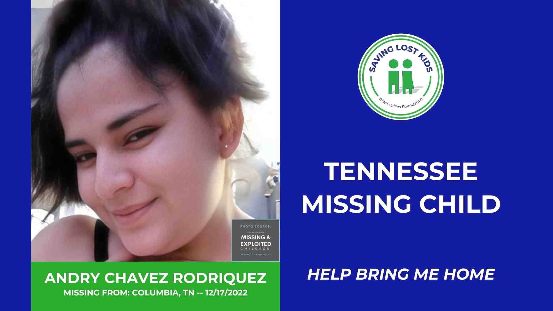 ANDRY CHAVEZ-RODRIGUEZ - 16YO MISSING COLUMBIA, TN GIRL - MIDDLE TN hdr