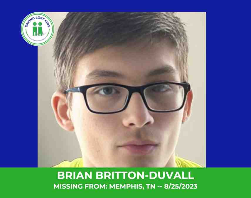 BRIAN BRITTON-DUVALL – 17YO MISSING MEMPHIS, TN BOY – WEST TN