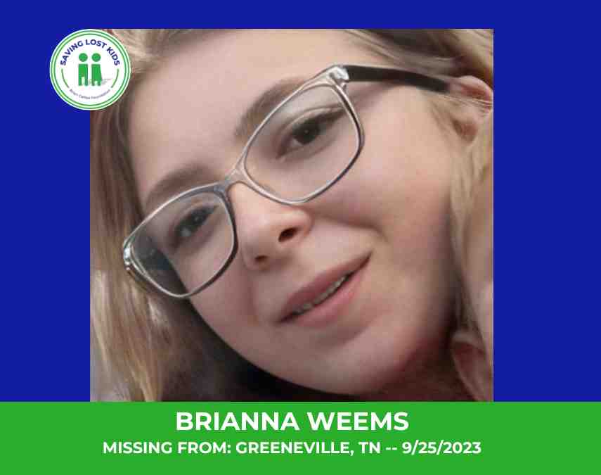 BRIANNA WEEMS – 15YO MISSING GREENEVILLE, TN GIRL – EAST TN