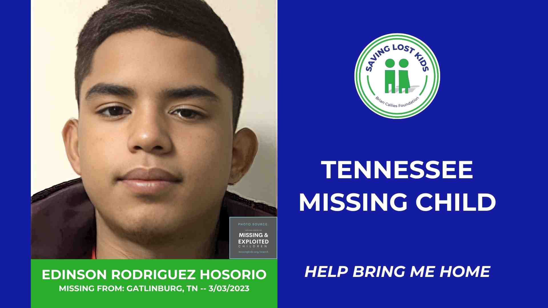EDINSON RODRIGUEZ HOSORIO - 17YO MISSING GATLINBURG, TN BOY - EAST TN hdr