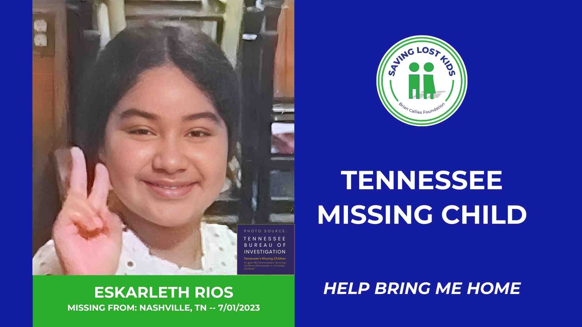 ESKARLETH RIOS - 13YO MISSING NASHVILLE, TN GIRL - MIDDLE TN hdr