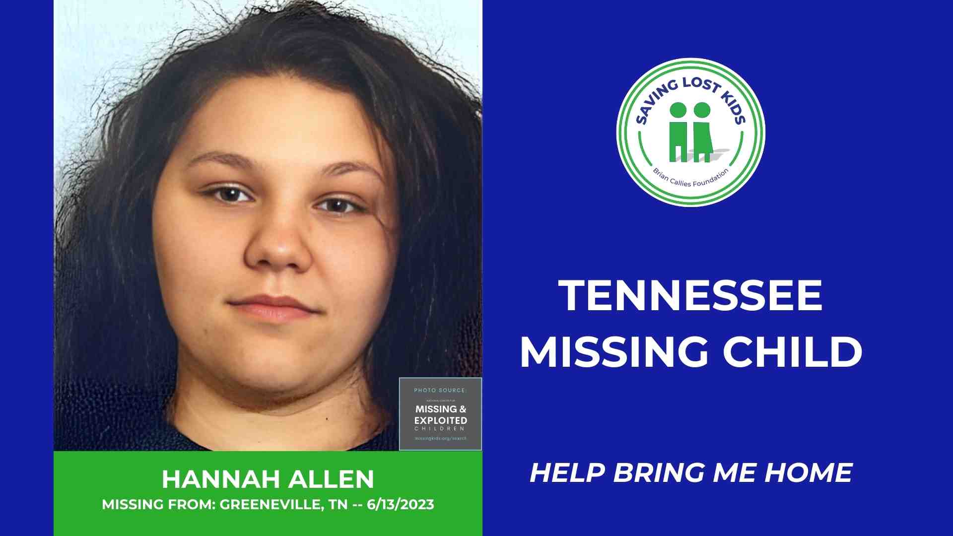 HANNAH ALLEN - 17YO MISSING GREENEVILLE, TN GIRL - EAST TN hdr