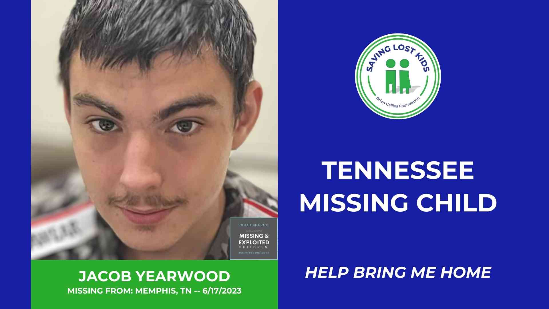 JACOB YEARWOOD - 17YO MISSING MEMPHIS, TN BOY - WEST TN hdr