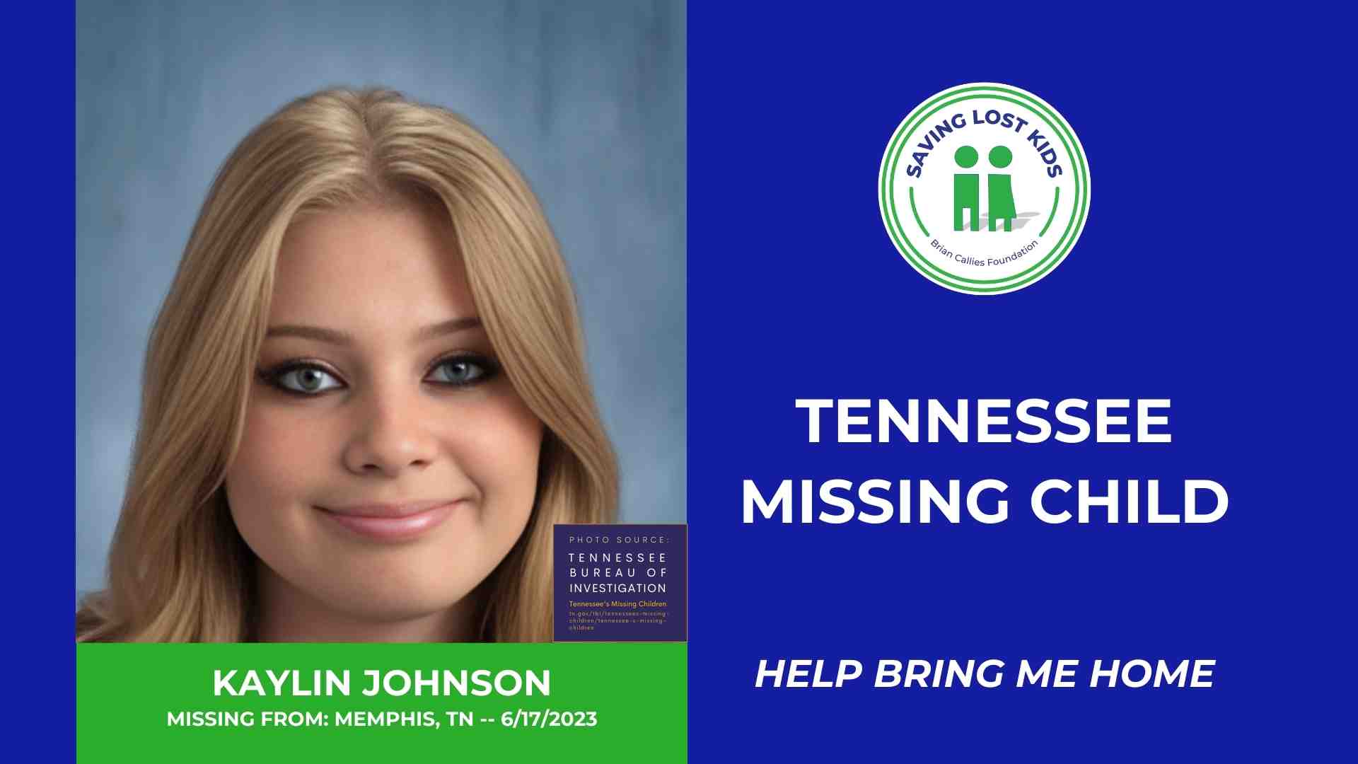 KAYLIN JOHNSON - 16YO MISSING MEMPHIS, TN GIRL - WEST TN hdr