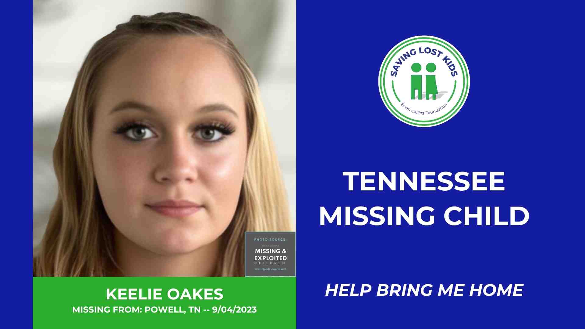 KEELIE OAKES - 16YO MISSING POWELL, TN GIRL - EAST TN hdr