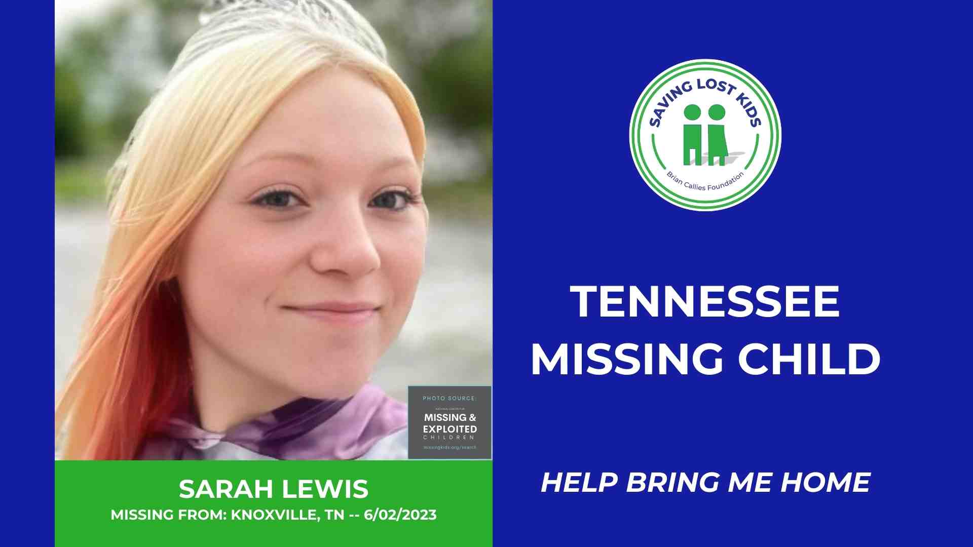 SARAH LEWIS - 17YO MISSING KNOXVILLE, TN GIRL - EAST TN hdr
