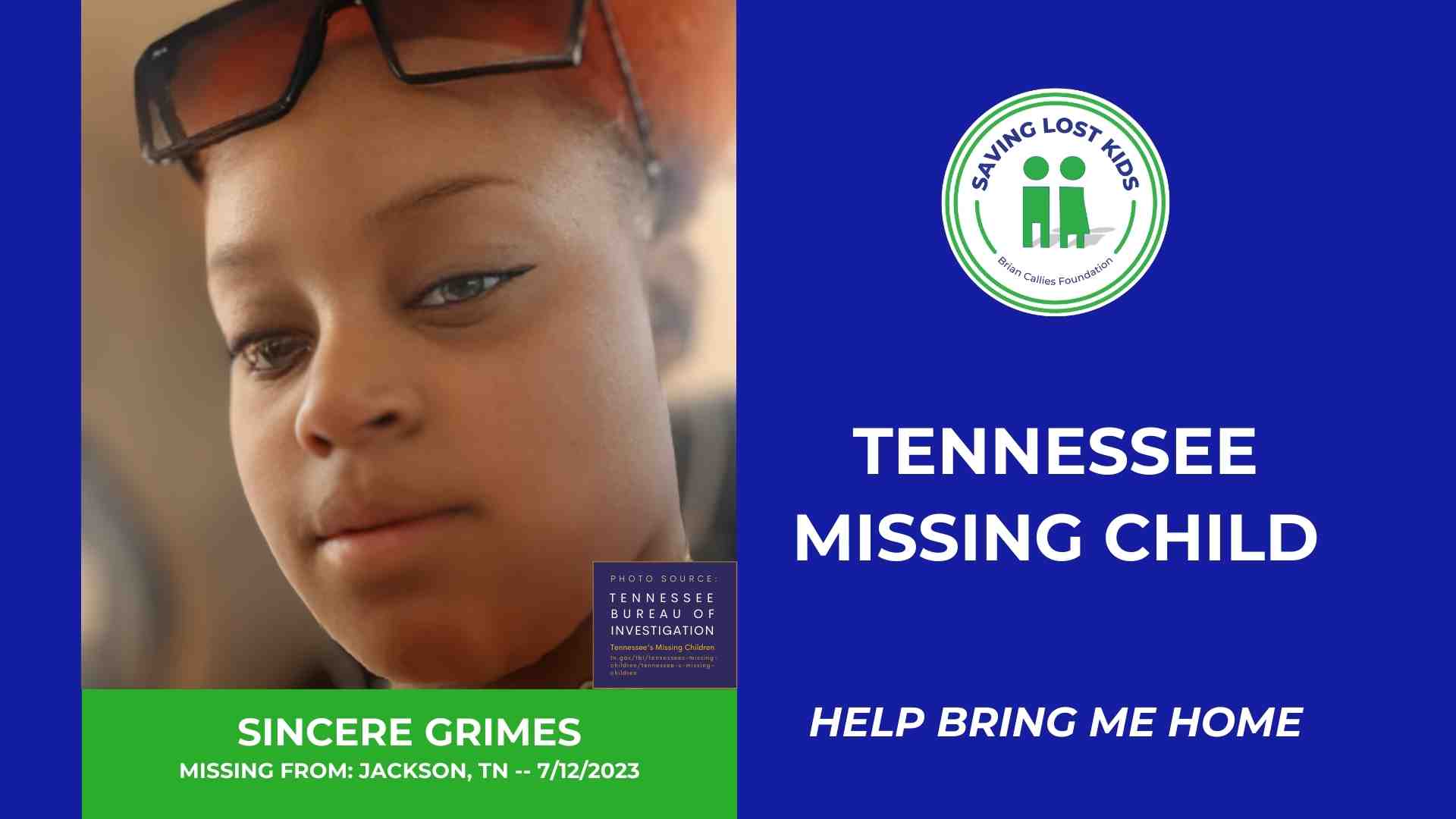SINCERE GRIMES - 15YO MISSING JACKSON, TN GIRL - WEST TN hdr