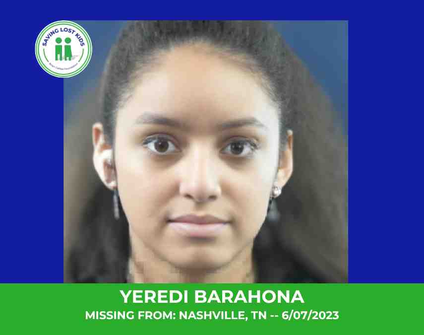 YEREDI BARAHONA – 15YO MISSING NASHVILLE, TN GIRL – MIDDLE TN
