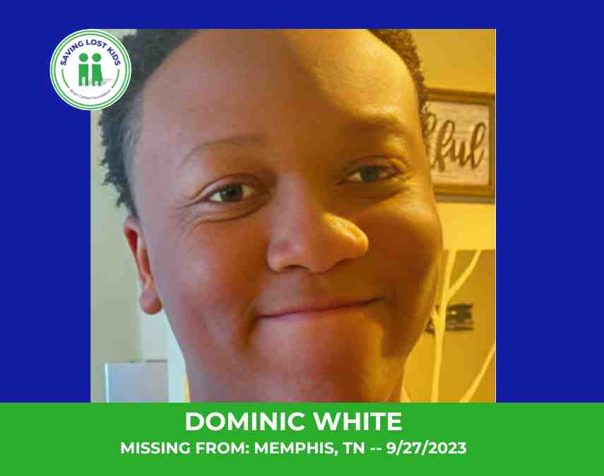 DOMINIC WHITE – 16YO MISSING MEMPHIS, TN BOY – WEST TN