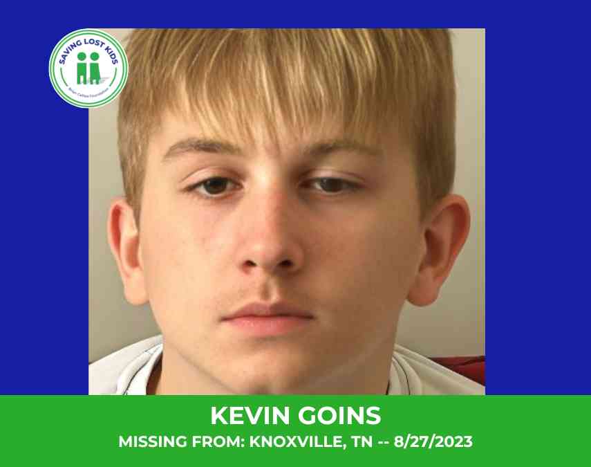 KEVIN GOINS – 14YO MISSING KNOXVILLE, TN BOY – EAST TN