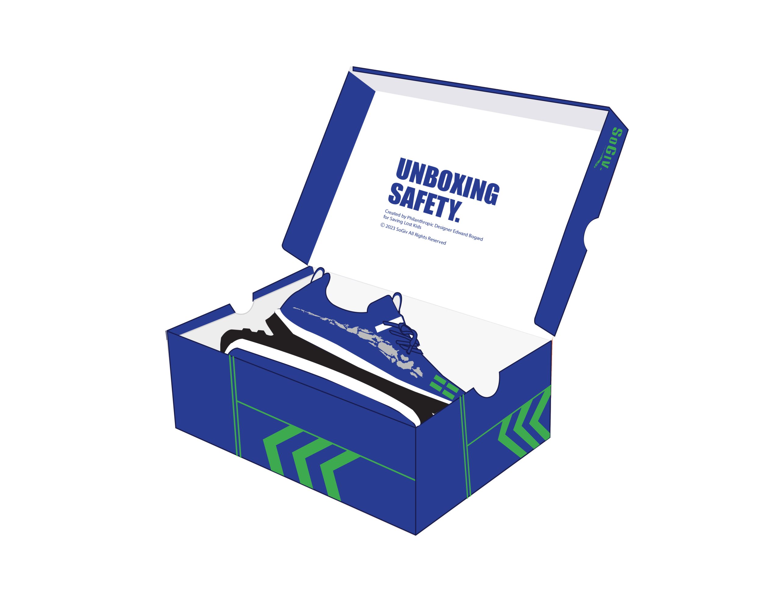 UNBOXING SAVING LOST KIDS BOX ART BLUE
