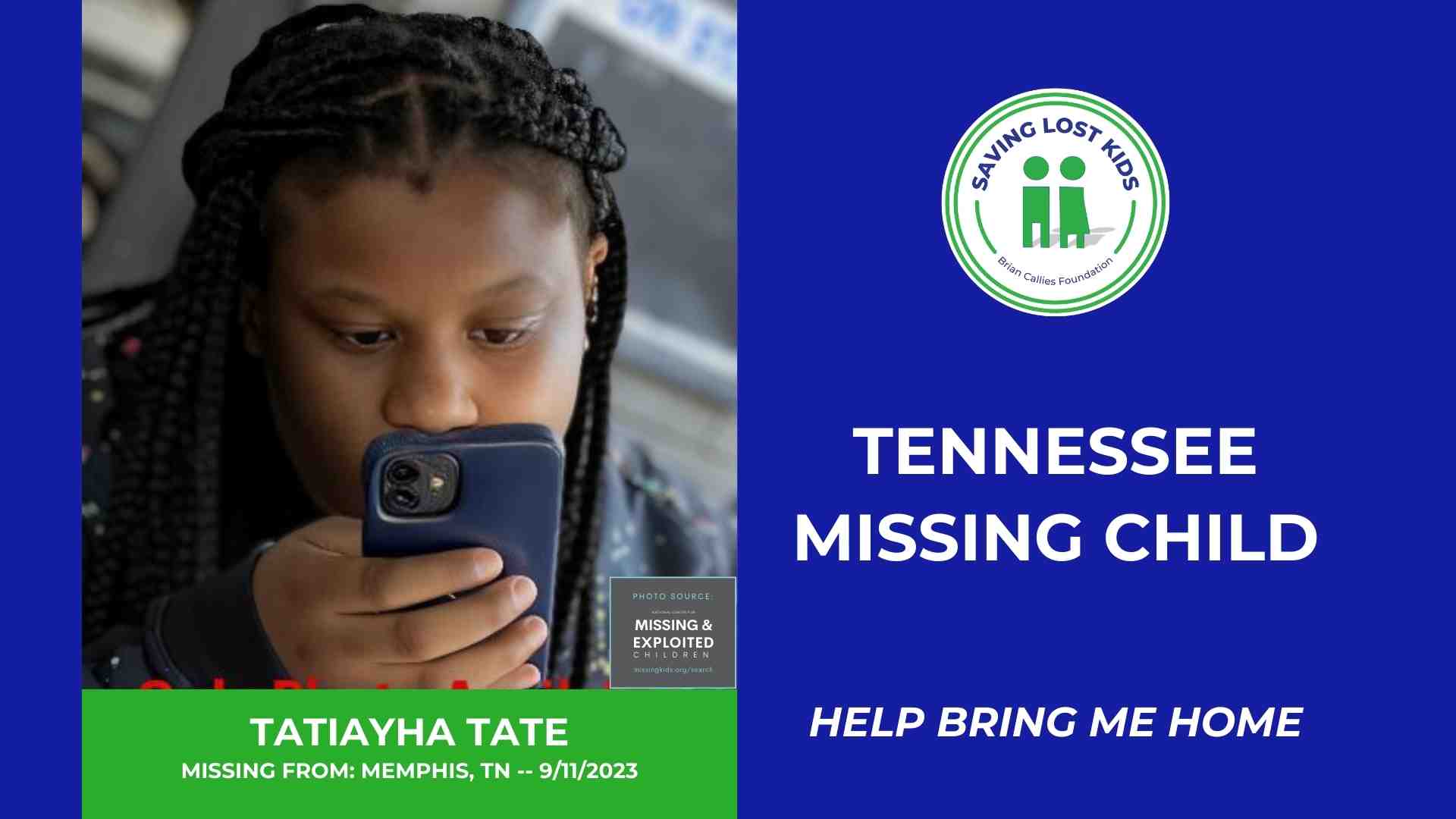 TALIAYHA TATE - 16YO MISSING MEMPHIS, TN GIRL - WEST TN hdr