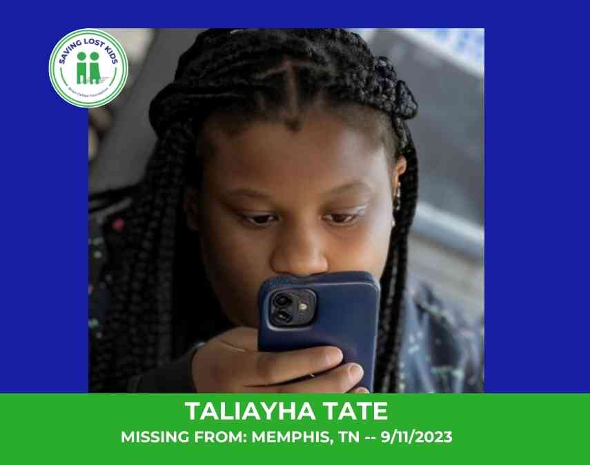 TALIAYHA TATE – 16YO MISSING MEMPHIS, TN GIRL – WEST TN