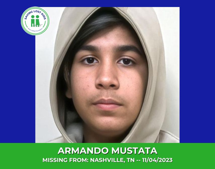 ARMANDO MUSTATA – 15YO MISSING NASHVILLE, TN BOY – MIDDLE TN