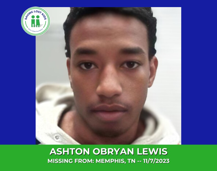 ASHTON LEWIS – 17YO MISSING MEMPHIS, TN BOY – WEST TN