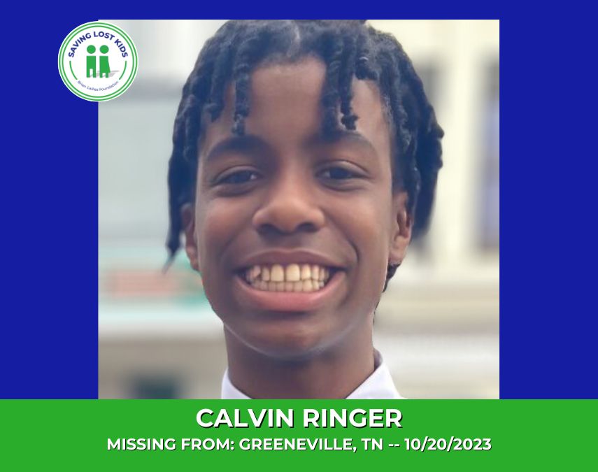 CALVIN RINGER – 14YO MISSING GREENEVILLE, TN BOY – EAST TN