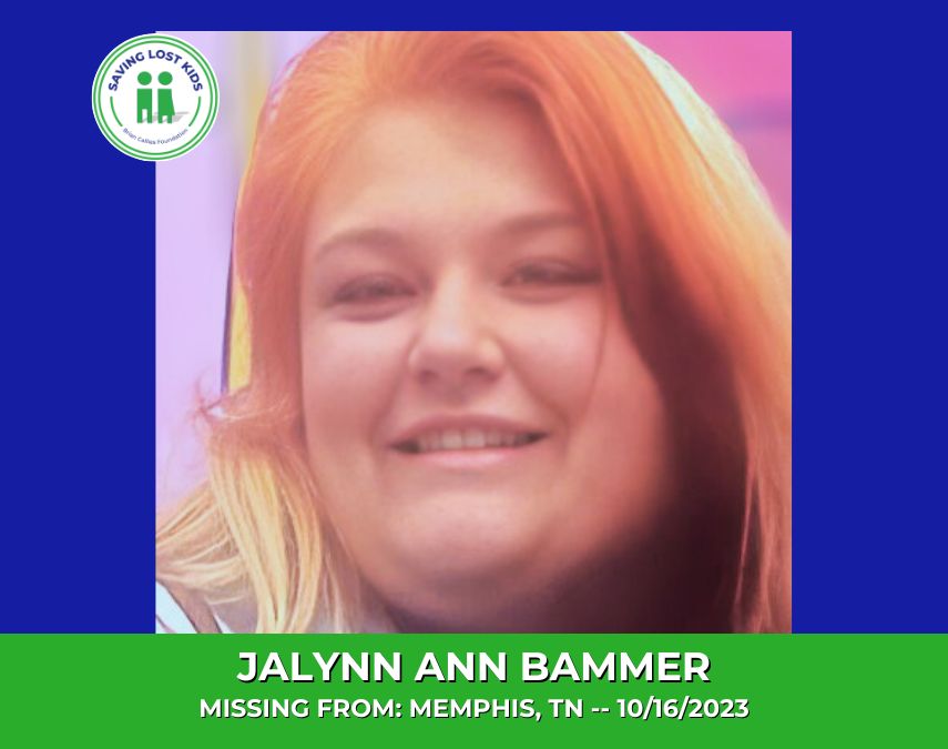 JALYNN ANN BAMMER – 15YO MISSING MEMPHIS, TN GIRL – WEST TN