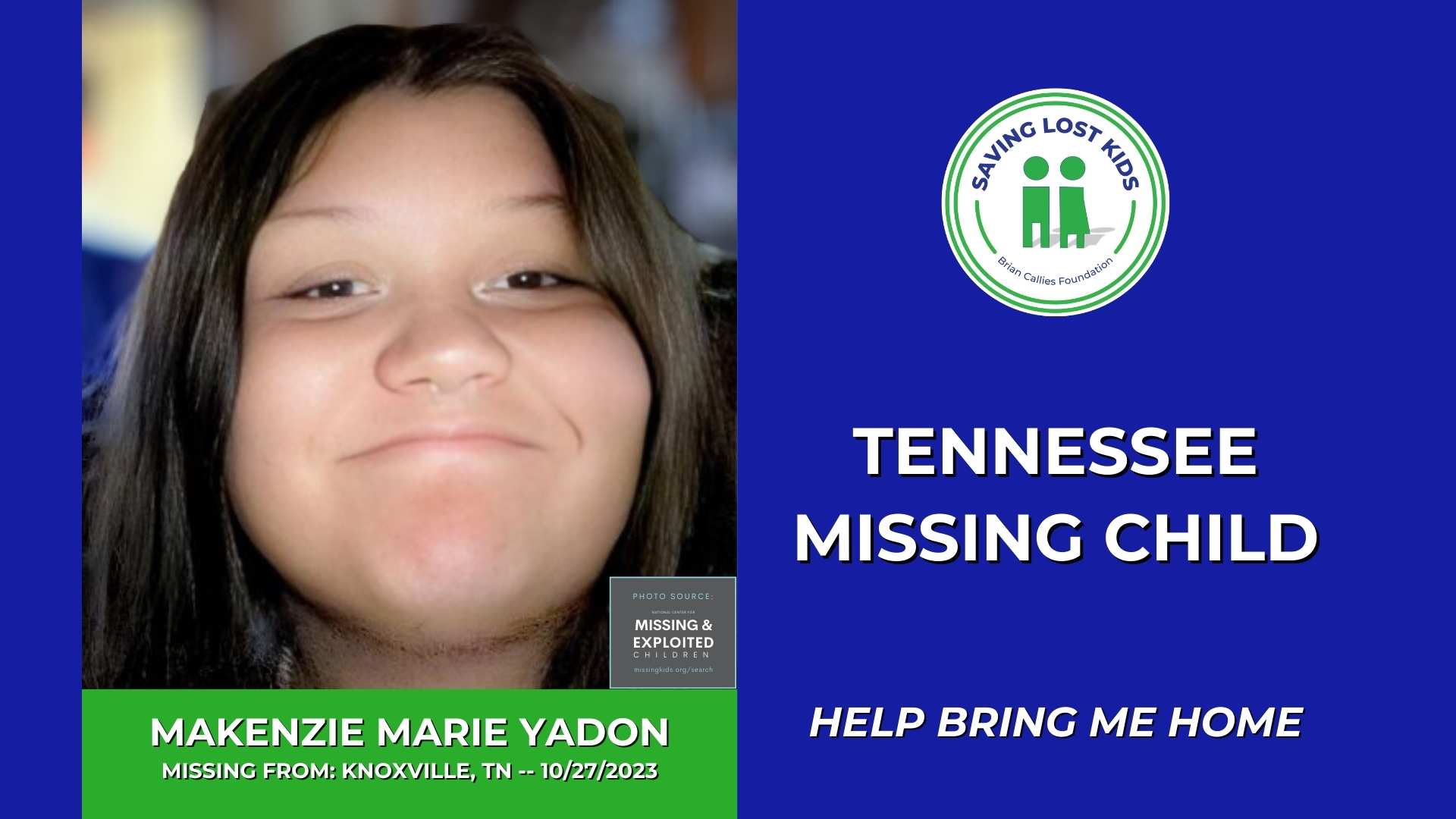 MAKENZIE MARIE YADON - 16YO MISSING KNOXVILLE, TN GIRL - EAST TN hdr