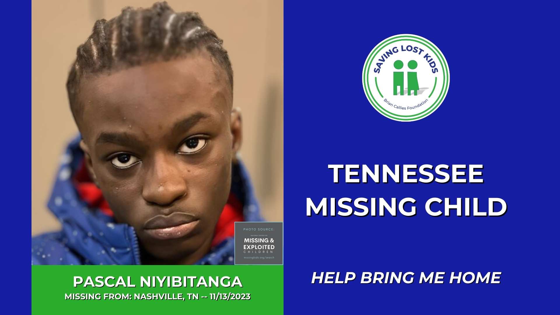 PASCAL NIYIBITANGA - 15YO MISSING NASHVILLE, TN BOY - MIDDLE TN hdr