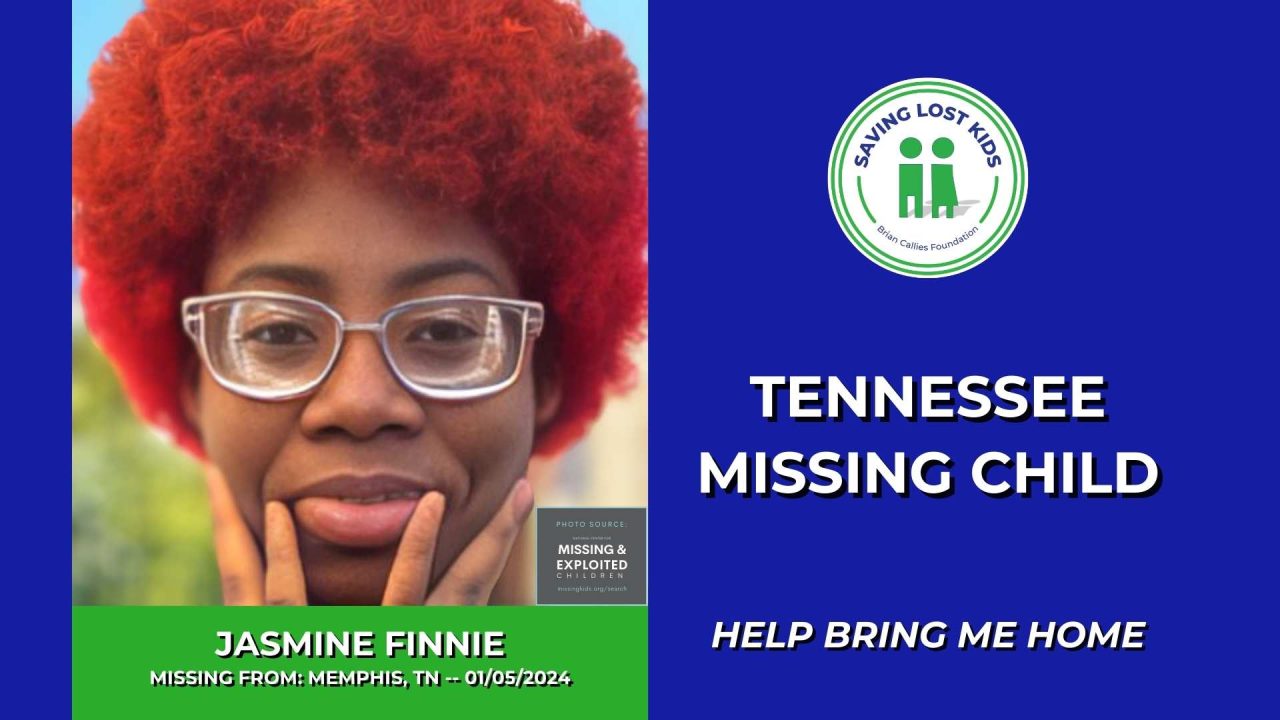 JASMINE FINNIE 16YO MISSING MEMPHIS, TN WEST TN Saving Lost Kids