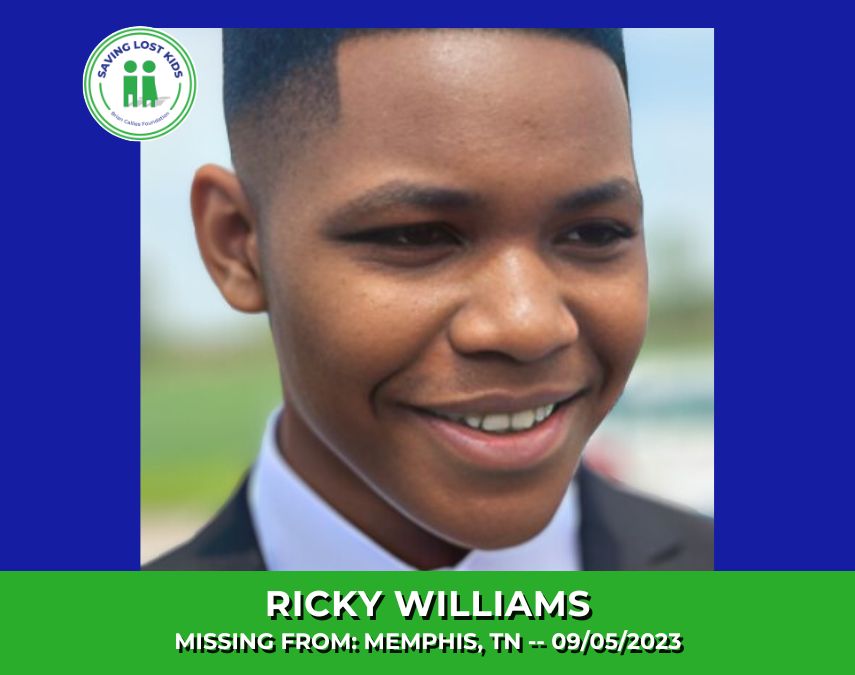 RICKY WILLIAMS – 15YO MISSING MEMPHIS, TN BOY – WEST TN