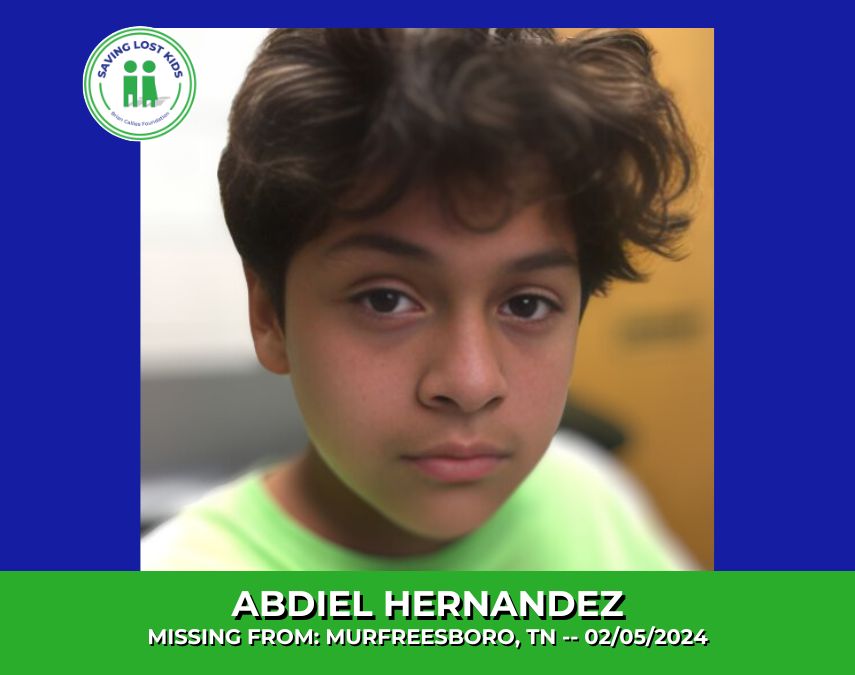 ABDIEL HERNANDEZ – 13YO MISSING MUFREESBORO, TN BOY – MIDDLE TN