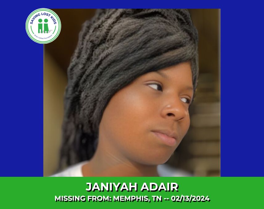 JANIYAH ADAIR – 15YO MISSING MEMPHIS, TN GIRL – WEST TN